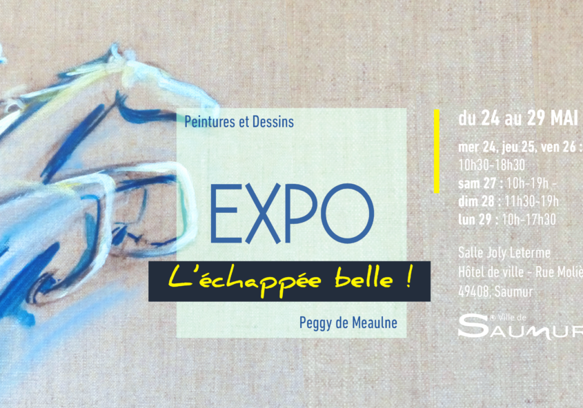 Exposition dessin et peinture saumur galop