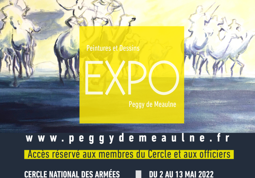 Exposition de dessins et peintures au CNA Cercle national des armées